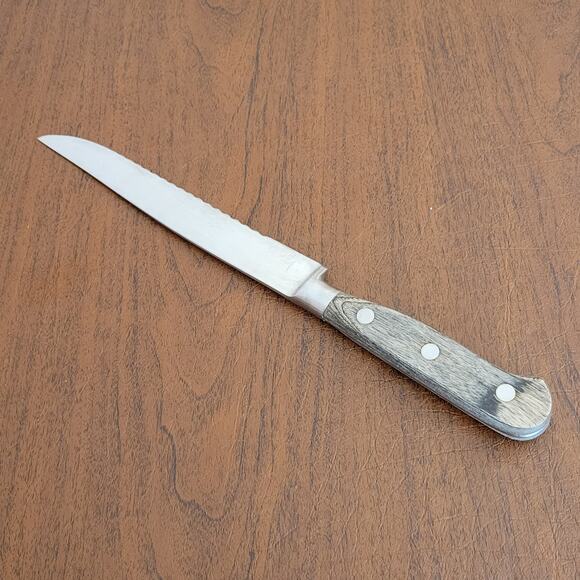 Vintage 9 1/8" JACQUES DEBARR Serrated Bread Slicing Knife Japan - Picture 6 of 9